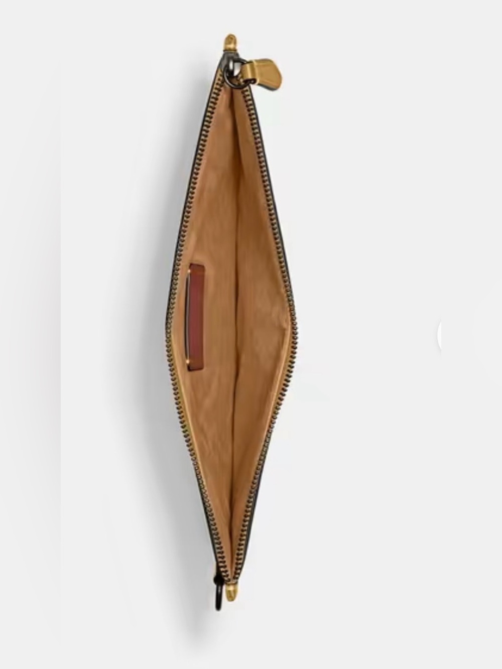 Coach Leatherware Charter Wristlet Tan Zip Pouch NWT - Picture 14 of 14